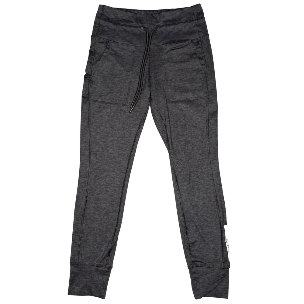 Juicy Couture Sport Joggers Small Gray Heathered Drawstring Activewear Pants